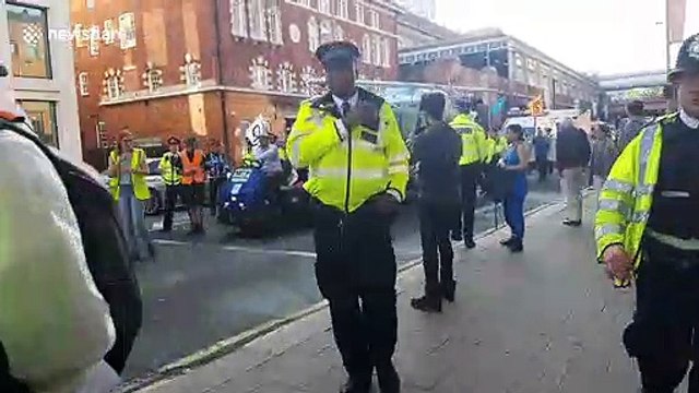 UK police remove Extinction Rebellion boat blocking road in central London