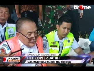 Tangki BBM Kosong Penyebab Helikopter Jatuh di Lombok
