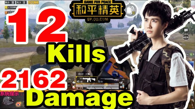 奇怪君和平精英：12杀2162输出吃鸡Pubg MobileGame For Peace