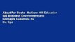 About For Books  McGraw-Hill Education 500 Business Environment and Concepts Questions for the Cpa