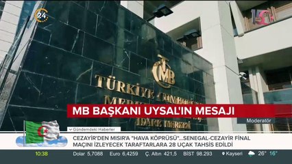 Merkez Bankası'nın yeni başkanı Uysal'dan açıklama