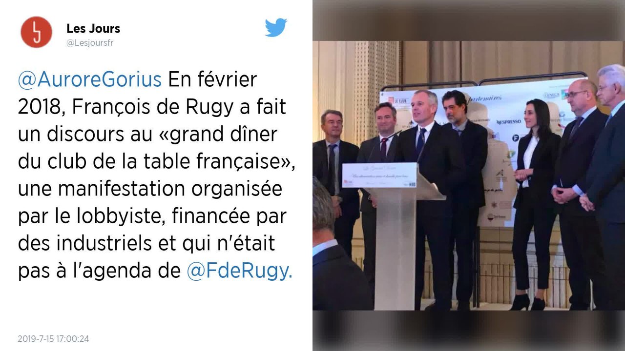 « Ce n’étaient pas des dîners entre amis ! » : face à la polémique, François de Rugy s’explique