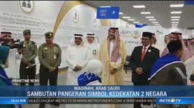 Jemaah Calhaj Indonesia Disambut Pangeran Arab Saudi