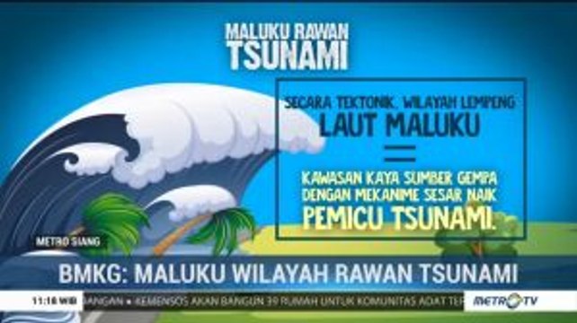 BMKG: Maluku Wilayah Rawan Tsunami Meskipun Tak Dipicu Gempa