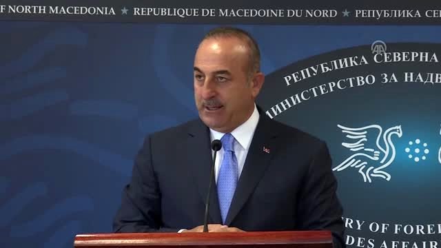 Çavuşoğlu: Makedonya'nın güvenliği ve istikrarı bakımından, (FETÖ) bu şebekenin burada...
