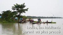 Inde: des villages entiers submergés par la mousson dans l'Assam