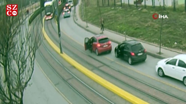 Hamile kadın ve eşinin darp edilmesi kameralara yansıdı