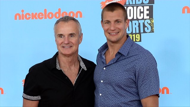 Rob Gronkowski Kids' Choice Sports 2019 Orange Carpet
