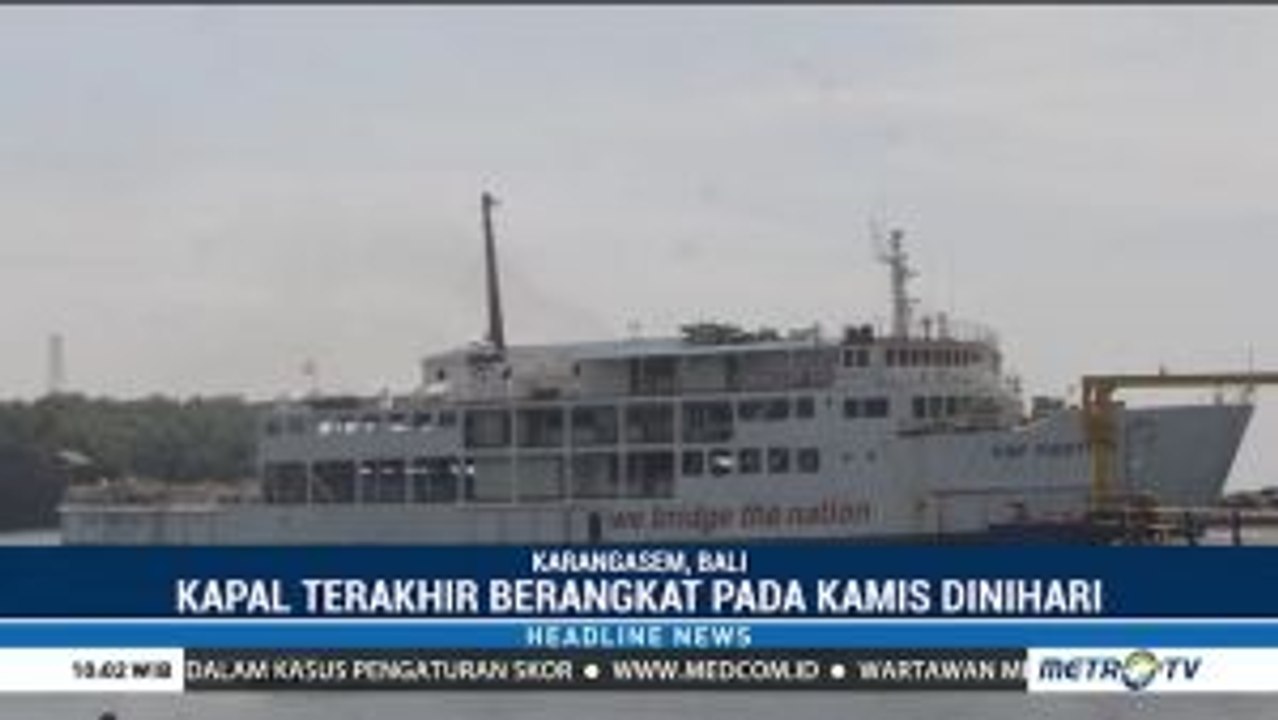 Aktivitas Pelabuhan Padangbai Ditutup Sejak Dini Hari saat Nyepi