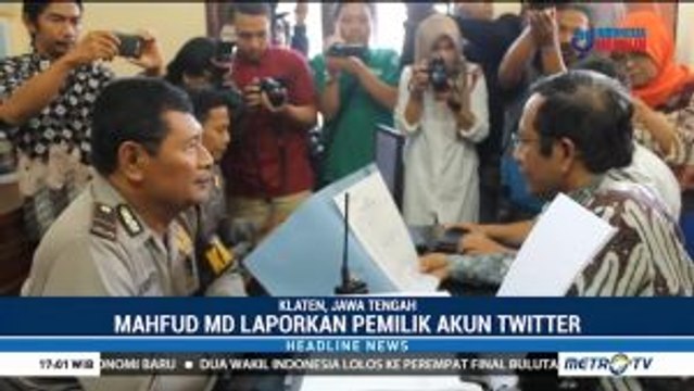 Mahfud MD Laporkan Pemilik Akun @KakekKampret_ ke Polisi