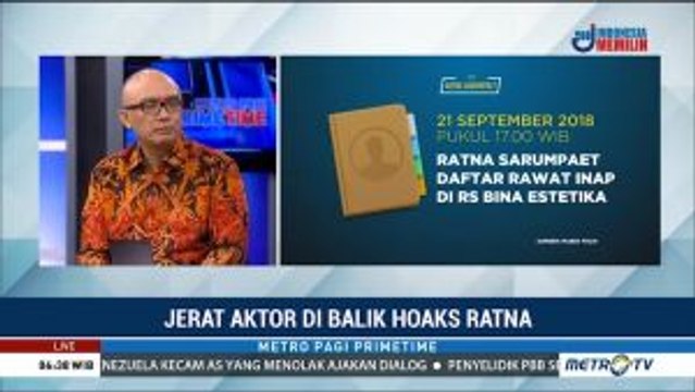 Jerat Aktor di Balik Hoaks Ratna