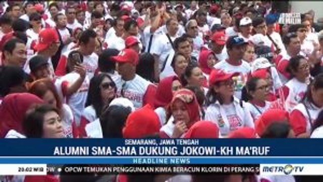Alumni SMA-SMK se-Semarang Deklarasi Dukung Jokowi-Ma'ruf