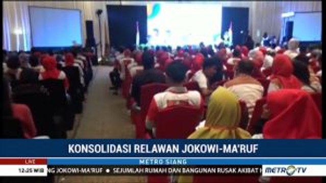 Ribuan Relawan Jokowi-Ma'ruf se-Indonesia Timur Ikut Konsolidasi di Makassar