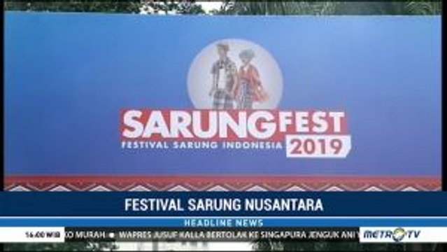 Festival Sarung Indonesia Digelar di Senayan