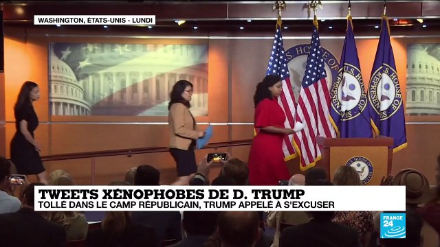 Les élues démocrates visées par les tweets xénophobes de Trump montent au créneau