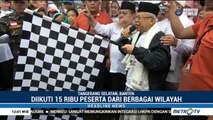 KH Ma'ruf Amin Lepas Ribuan Peserta Jalan Sehat di Tangsel