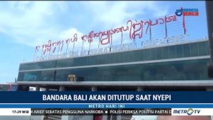 Bandara Ngurah Rai Ditutup 24 Jam saat Nyepi