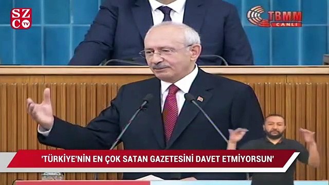 Kılıçdaroğlu’dan Erdoğan’a: Sözcü’yü neden davet etmedin