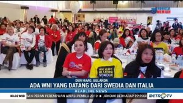 Relawan Jokowi-Ma'ruf di Eropa Antusias Ikut Temu Akbar