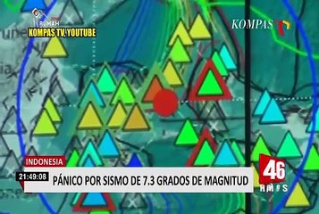 Indonesia: momentos de pánico se vivieron durante sismo de 7.3 grados
