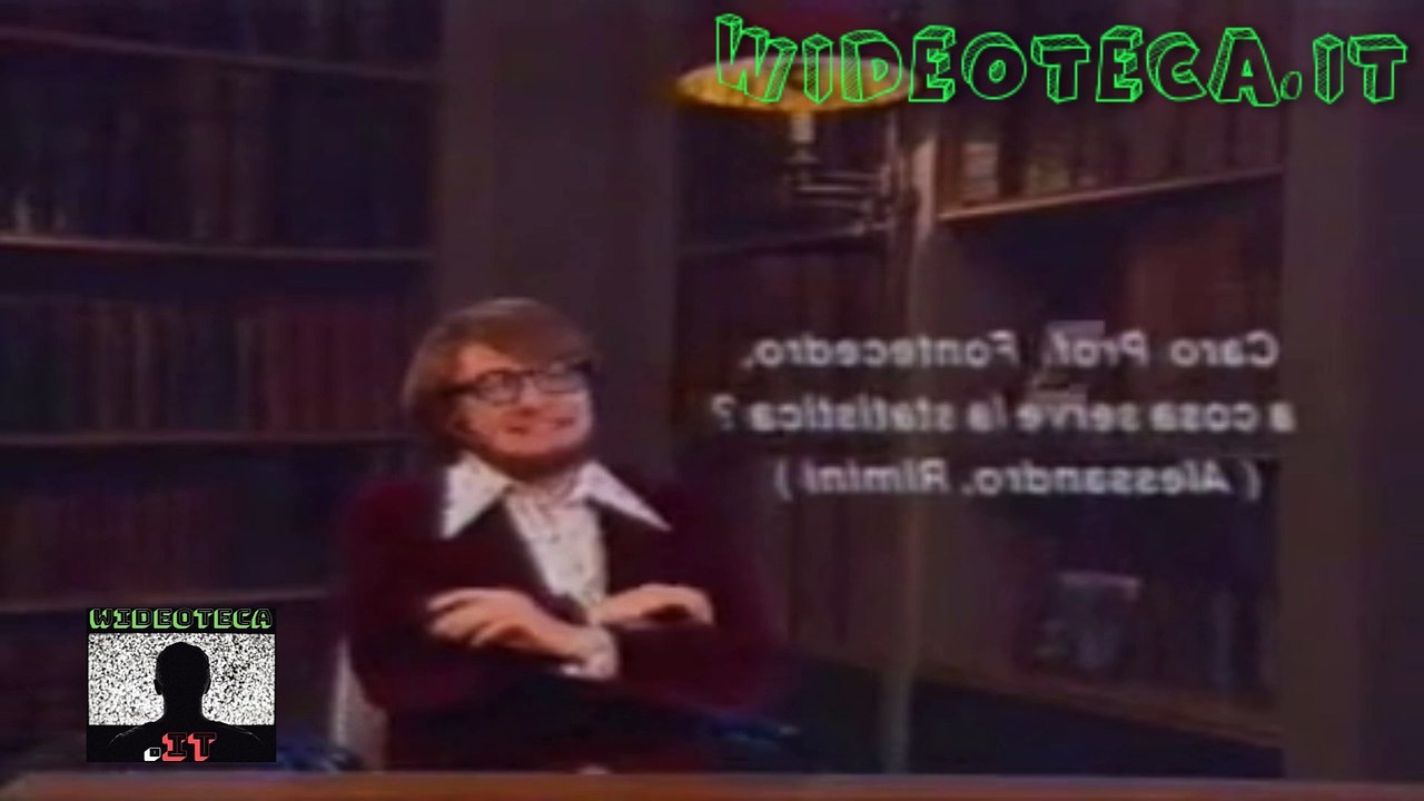 Daniele Luttazzi - Professor Fontecedro - 5 Statistica è inutile