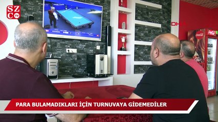 20 bin TL’yi bulamadıkları için gidemedikleri turnuvayı televizyondan izlediler