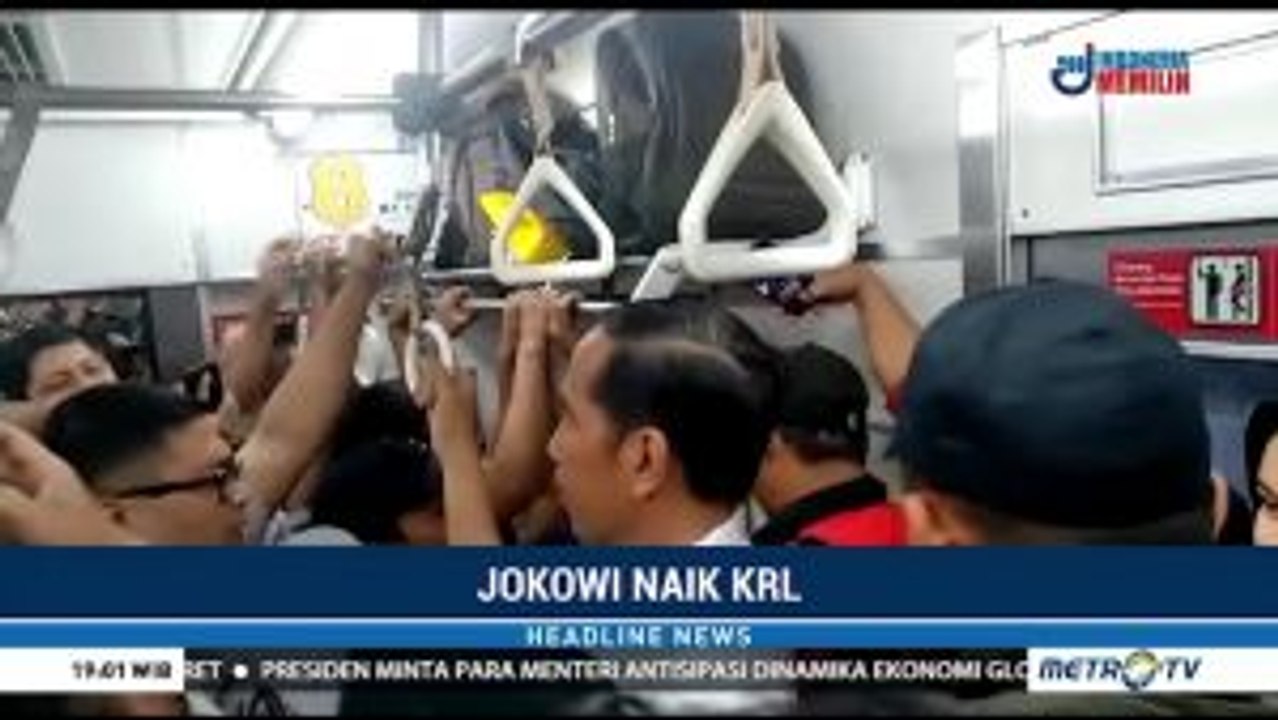 Jokowi Pulang ke Bogor Naik KRL