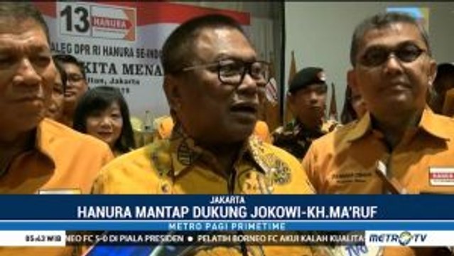Hanura Mantap Dukung Jokowi-KH Ma'ruf