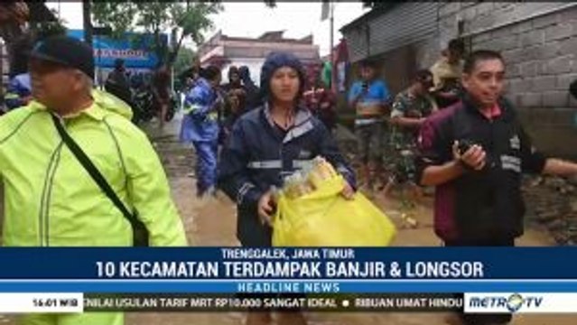 Pemkab Trenggalek Tetapkan Status Bencana Banjir