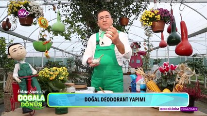 Doğal deodorant yapımını Erkan Şamcı #DoğalaDönüş'te anlatıyor