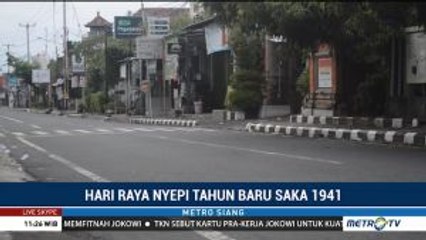 Perayaan Nyepi di Bali Berlangsung Khidmat