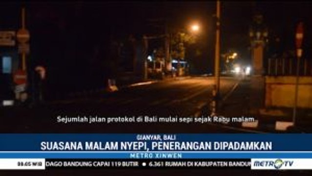 Suasana Jelang Perayaan Nyepi di Bali