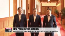 President Moon appoints Yoon Seok-yeol as Prosecutor-General,... rival political parties clash over appointment