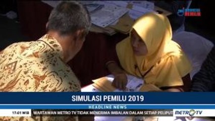 Simulasi Nasional Pemilu Tahap Akhir Digelar di Bantul