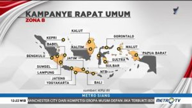 KPU Tetapkan Zonasi Kampanye Rapat Umum Pilpres 2019