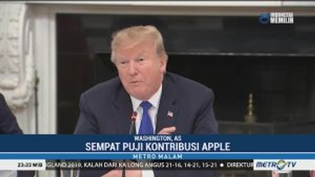 Salah Sebut Nama CEO Apple, Trump Dihujat Warganet
