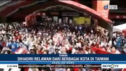 Relawan Jokowi Gelar Kampanye Akbar di Taiwan