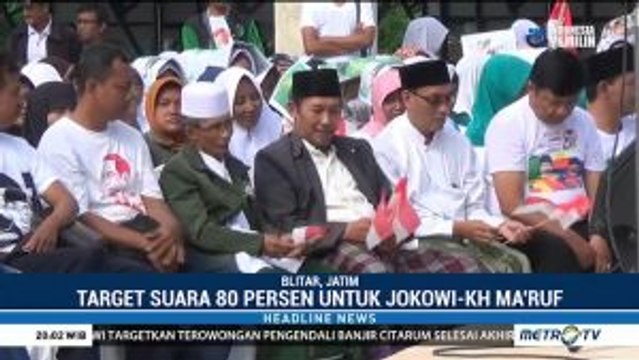 Warga NU Blitar Siap Menangkan Jokowi-Ma'ruf