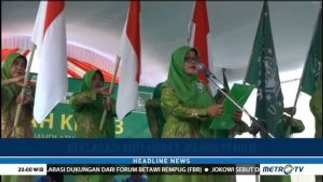 Ribuan Muslimat NU Nganjuk Deklarasi Antihoaks