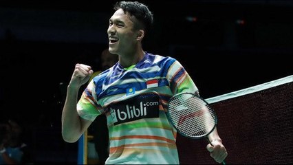 Tekuk Wakil Denmark, Jonatan Christie Melaju ke Babak Kedua Indonesia Open 2019