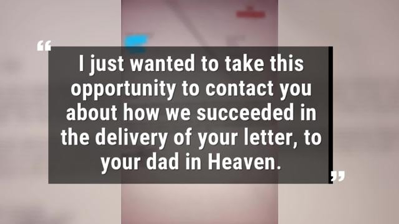 SCO_291118_Grieving boy, 7, gets touching letter from Royal Mail after sending card to his dad in Heaven