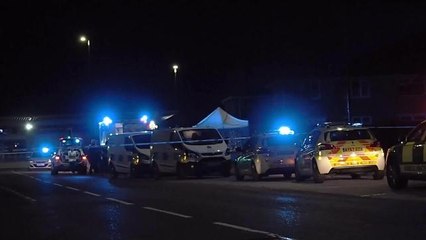 Murder scene at Oxford Road in Hartlepool