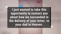 Grieving seven-year-old who sent a birthday card to his dad in Heaven received this touching letter from Royal Mail