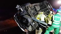 Fire crews rescue van driver after Leeds A1 (M) motorway crash