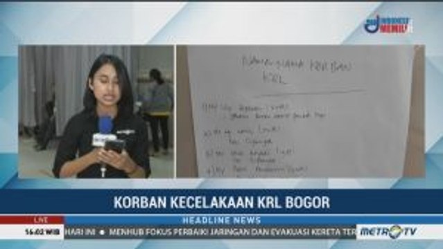 3 Korban KRL Anjlok Jalani Observasi Medis di RS Salak Bogor