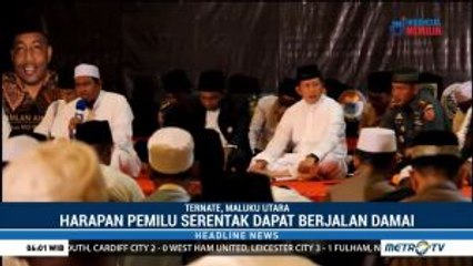 Warga Ternate Ikuti Zikir Akbar Untuk Kelancaran Pemilu