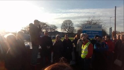 South Tyneside Hospital court case vigil