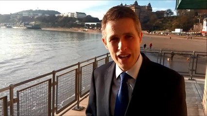 Gavin Williamson in Scarborough
