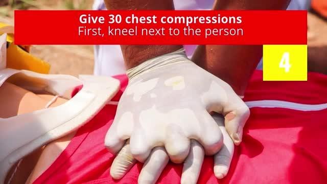 Volunteers emerge from training session to discover defibrillator used twice for real emergencies