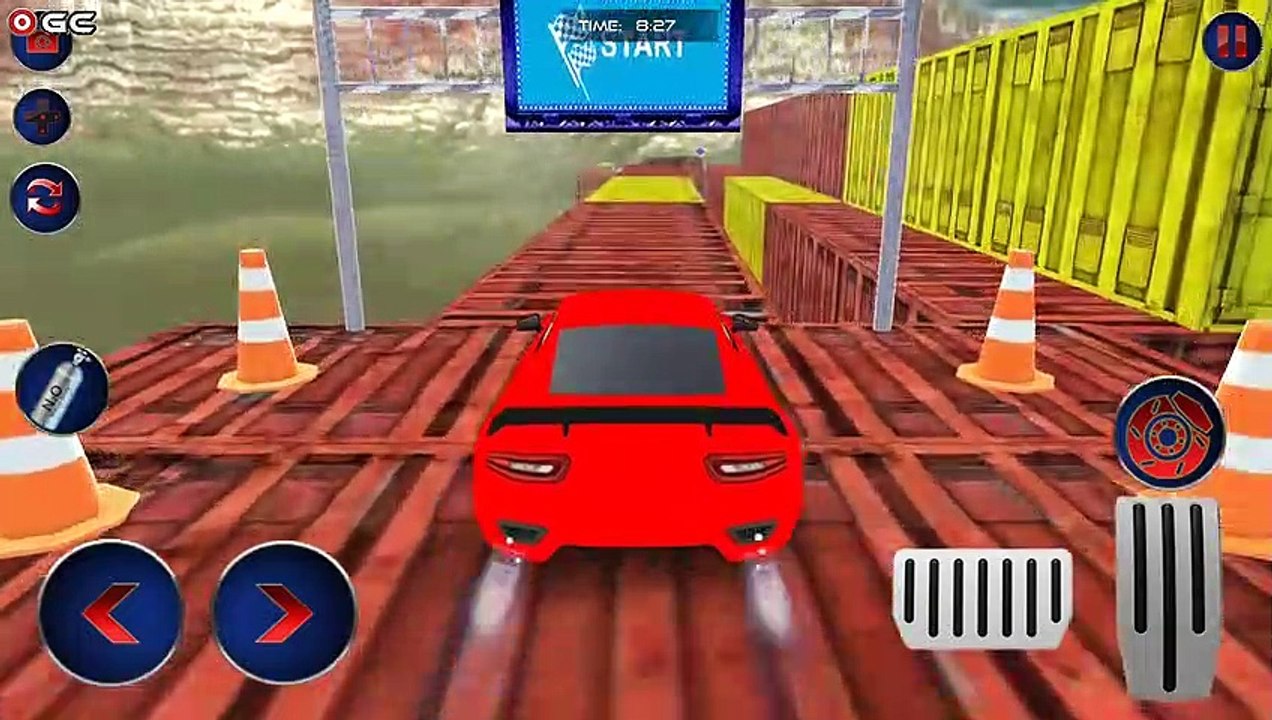 Extreme Impossible Track Car Stunt Drive Simulator - Android Gameplay